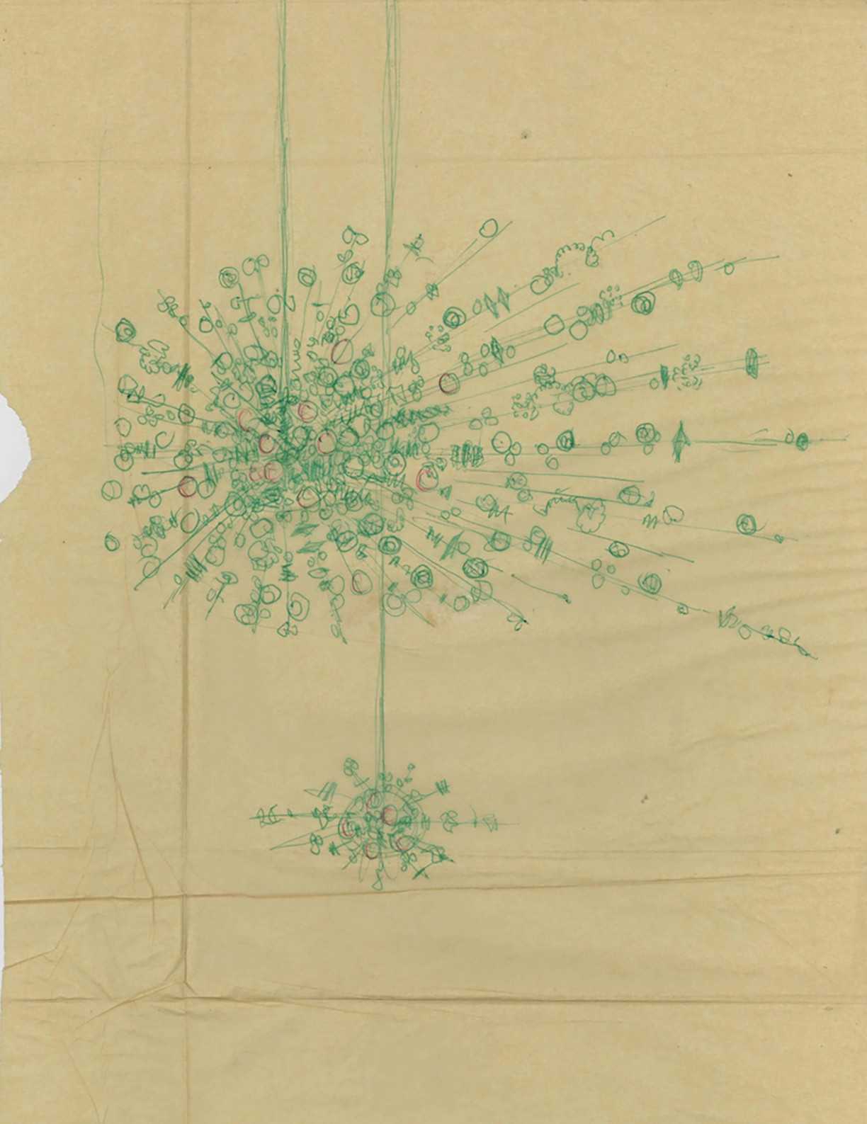 1224x1587 Metropolitan Opera Chandelier Concept Sketch Kyna Leski Medium - Chandelier Sketch