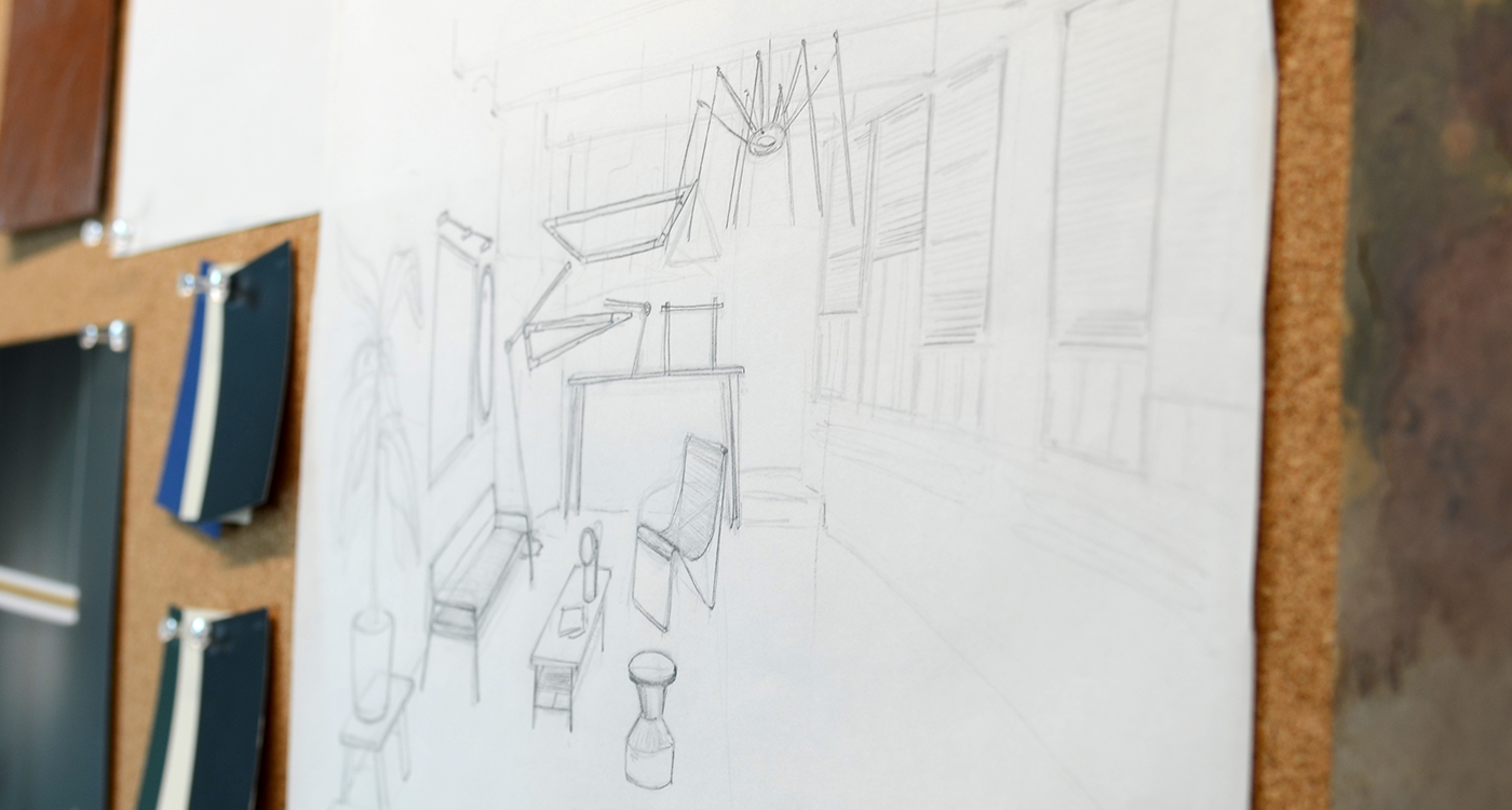 1400x750 Thin Chandelier - Chandelier Sketch