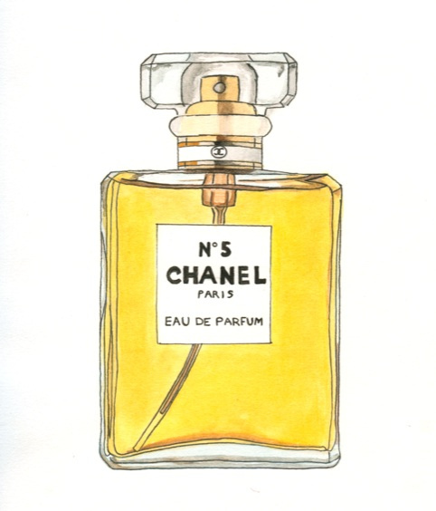 Chanel No 5 Sketch at PaintingValley.com | Explore collection of Chanel ...