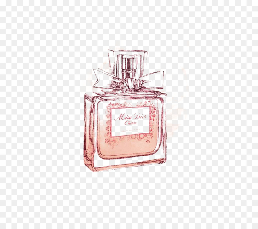 900x800 Chanel No. 5 Perfume Drawing Miss Dior - Chanel Perfume Sketch