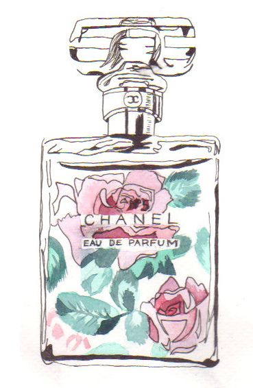 369x566 Untitled 1 A Few Of My Favorite Things Chanel - Chanel Perfume Sketch
