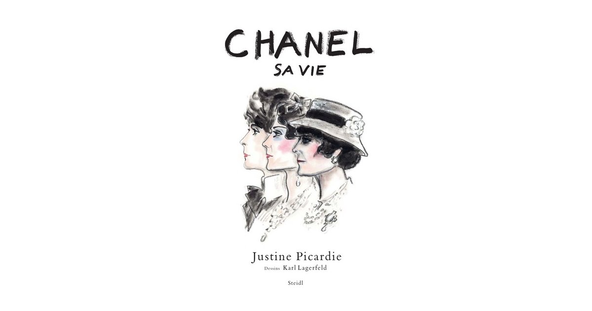 1200x630 Karl Lagerfeld Sketches Of Gabrielle Coco Chanel For Biography By - Chanel Sketches