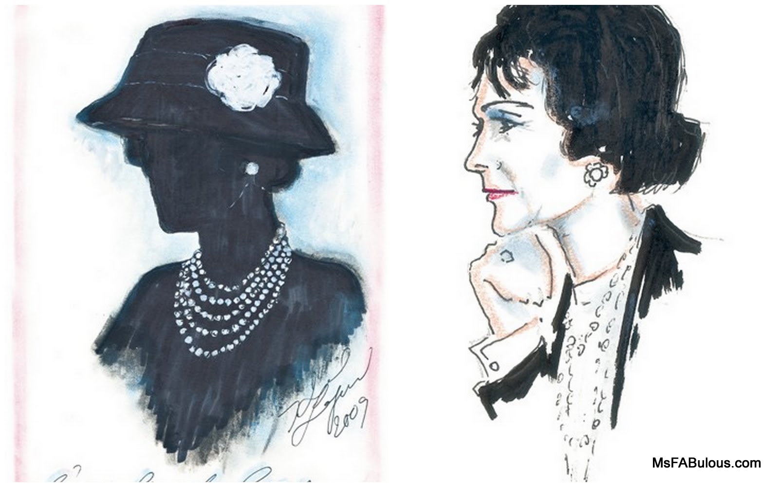 1600x1000 Ms. Fabulous Karl Lagerfeld Sketches Chanel For Bio Fashion - Chanel Sketches