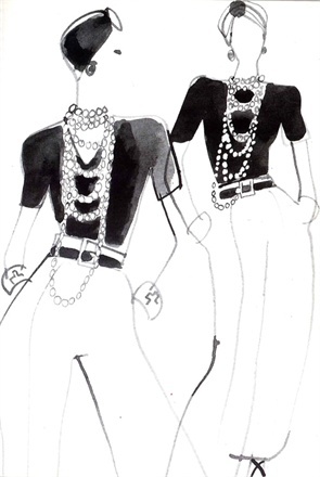 295x440 Chanel Sketch Uploaded By Mcqueen Boy On We Heart It - Chanel Sketches
