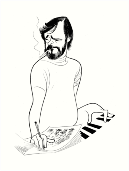 413x549 Stephen Sondheim Sketch Art Prints By Key Change Redbubble - Change Sketch