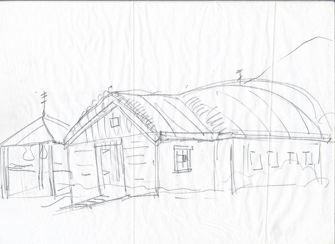 1168x850 Sketch Of Early Russian Orthodox Church American Chapel Archives - Chapel Sketch