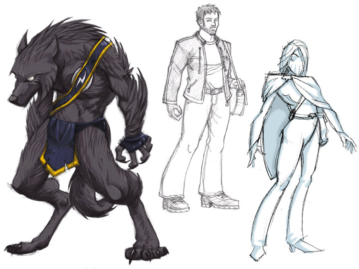 720x540 Chris Watkins Illustration Amp Character Design Lightning Round - Character Concept Sketch