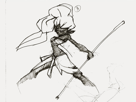 520x390 Untitled Character Concept Sketch - Character Concept Sketch