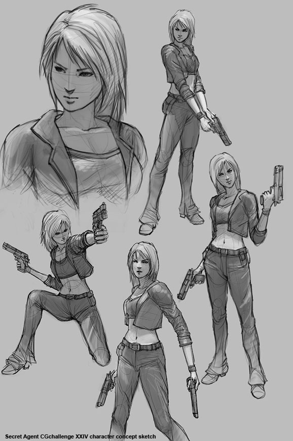 578x870 Character Concept Sketch02 By Kerko - Character Concept Sketch