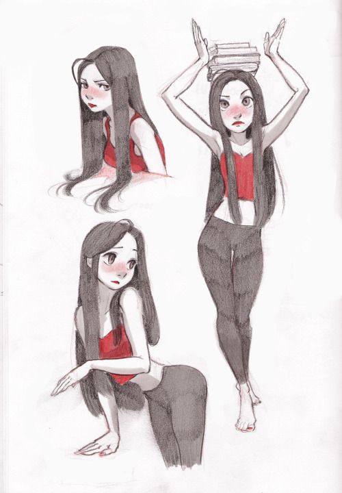 500x720 Character Design Illustration Art Goals Drawings - Character Concept Sketch