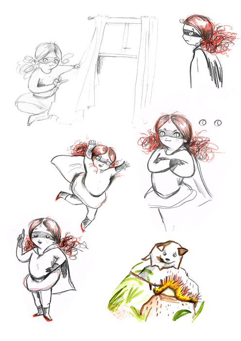 496x702 Character Development Sketch 2 Rebecca Bagley Illustration - Character Development Sketch