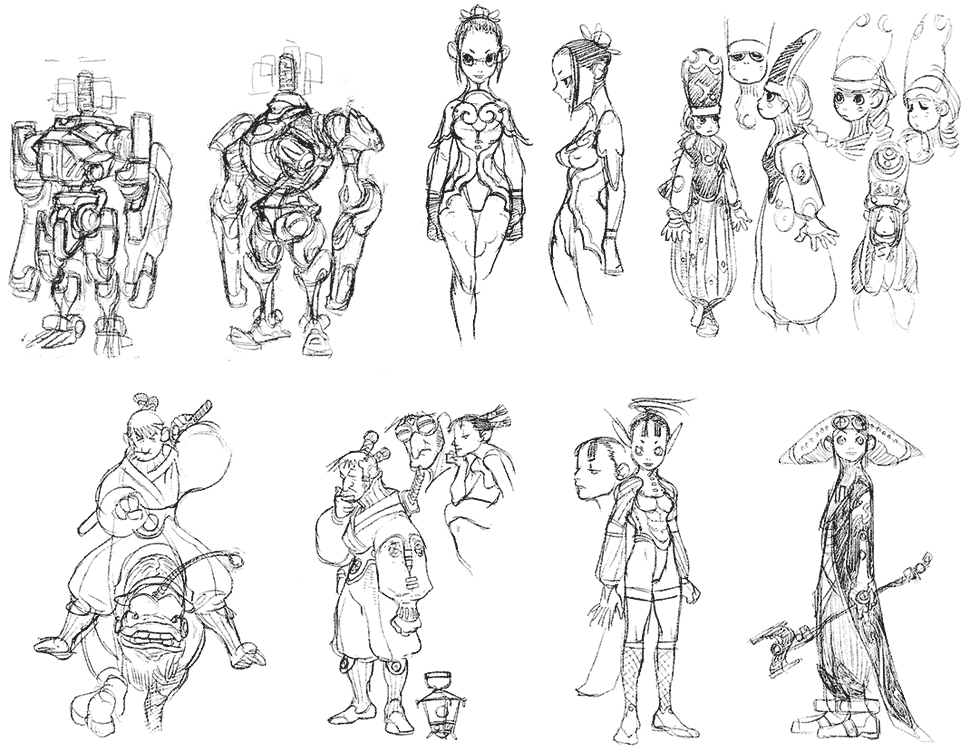 970x750 Character Sketches - Character Sketch