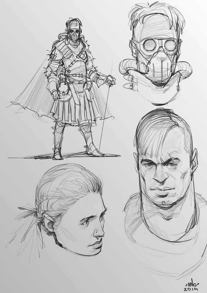 Character Sketch Ideas at PaintingValley.com | Explore collection of ...