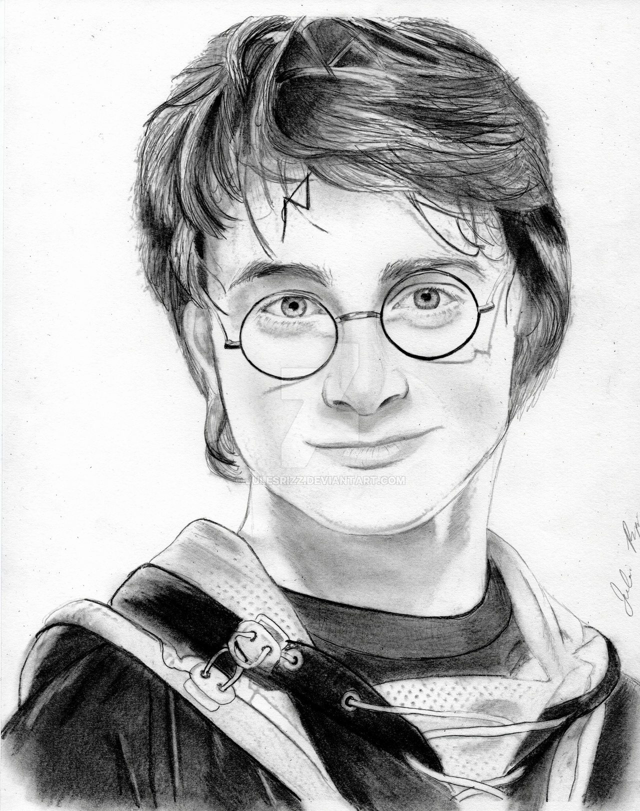 Character Sketch Of Harry Potter At Paintingvalley Com Explore