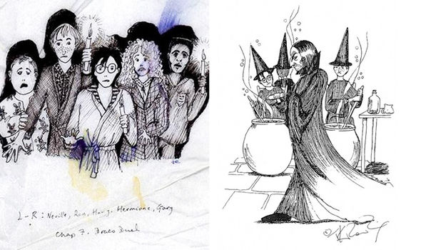 590x350 Harry Potter Jk Rowling Releases Her Unseen Early Character - Character Sketch Of Harry Potter