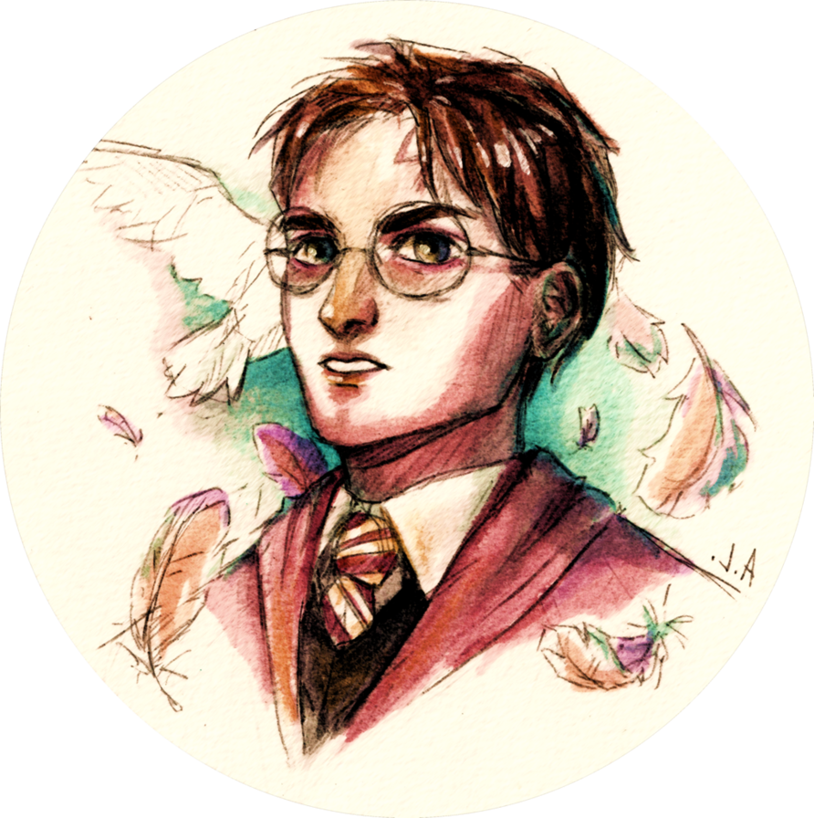 892x896 Collection Of Free Character Drawing Harry Potter. Download On Ubisafe - Character Sketch Of Harry Potter