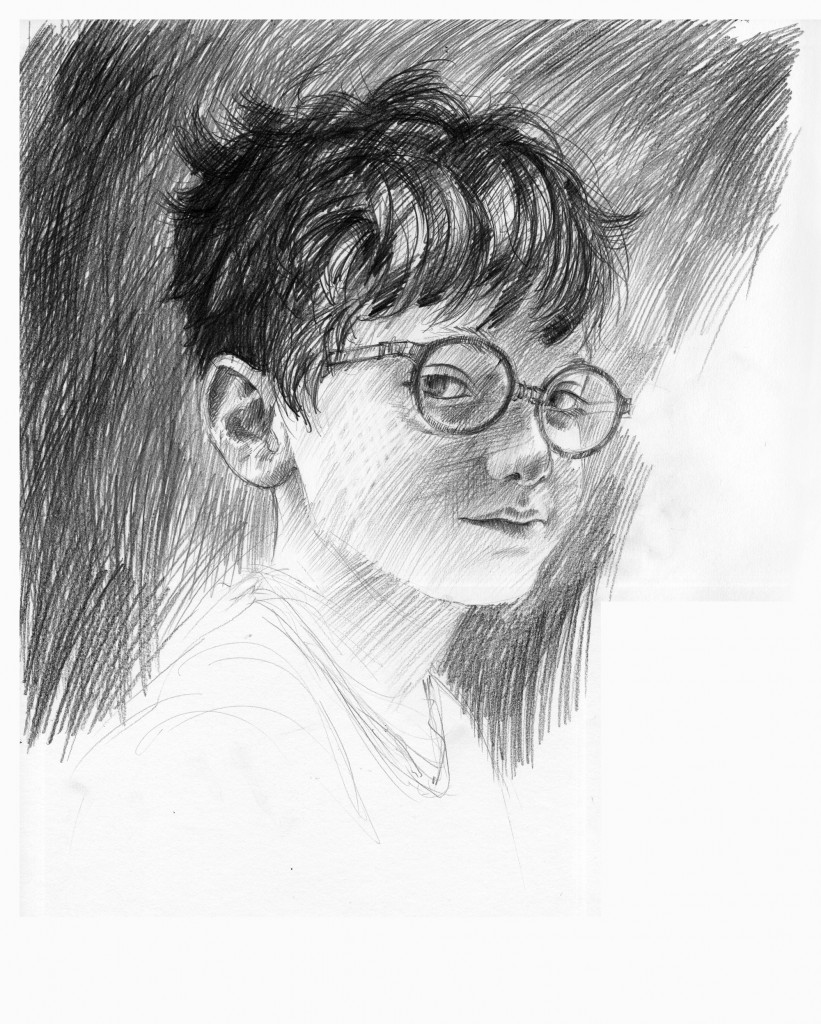 821x1024 This New Harry Potter Character Art Has Got Us Feeling Magical - Character Sketch Of Harry Potter