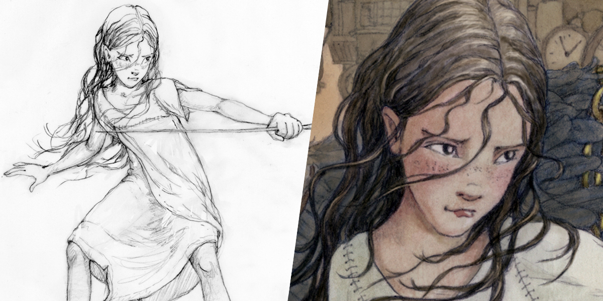 1200x600 How Were The Lilliput Illustrations Created For Peachtree - Character Sketch Of Lilliputians