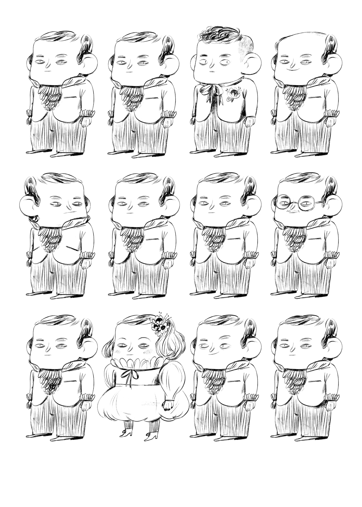 1200x1680 Lilliputians On Behance - Character Sketch Of Lilliputians