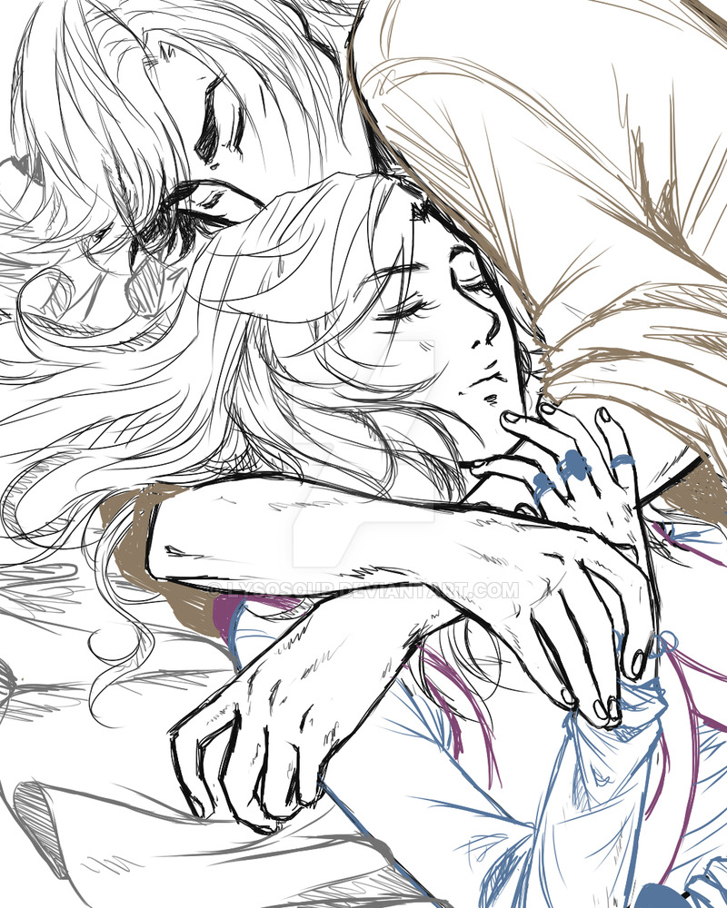 800x1000 Romeo And Juliet Sketch By Lysosoup - Character Sketch Of Romeo And Juliet