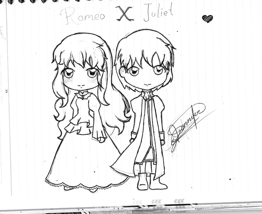 Character Sketch Of Romeo And Juliet at Explore