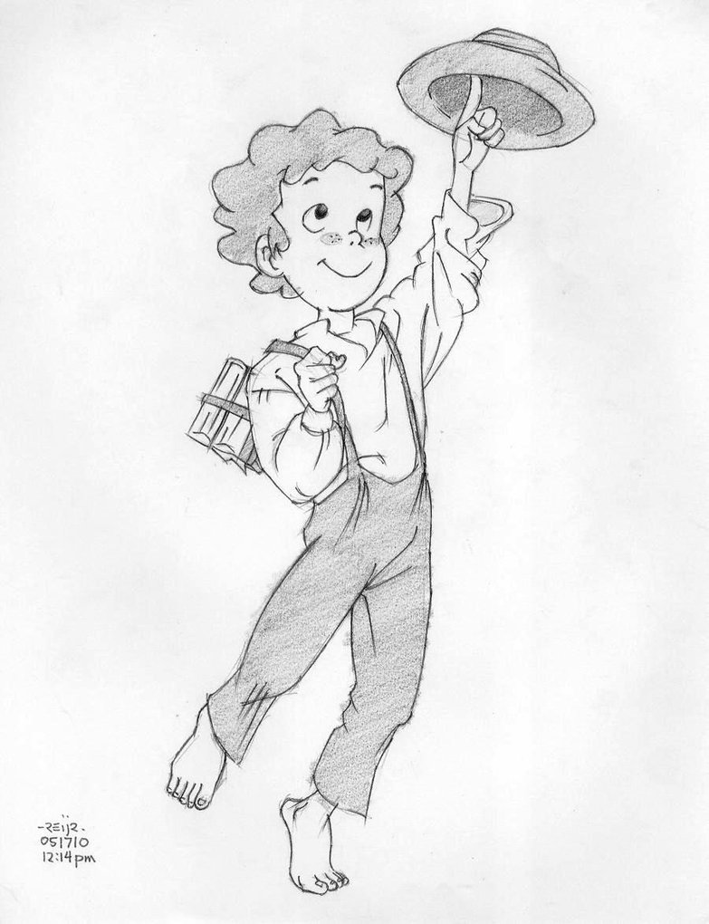 783x1020 Tom Sawyer By Reijr - Character Sketch Of Tom Sawyer