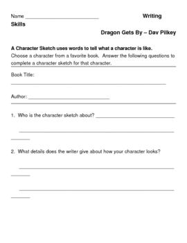 270x350 Dragon Gets By - Character Sketch Questions