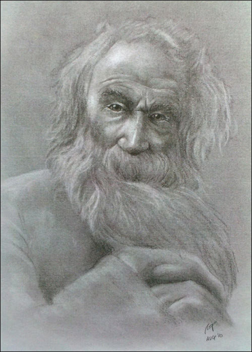 500x699 How To Draw A Charcoal Portrait From Start To Finish The Easy Way - Charcoal Portrait Sketch