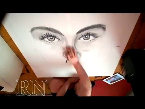 480x360 Charcoal Sketch - Charcoal Sketch On Canvas