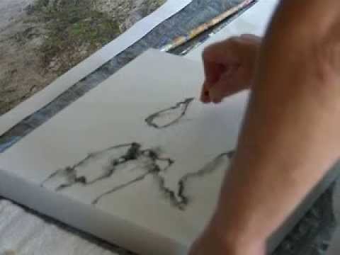 480x360 Charcoal Drawing On Triple Gessoed And Sanded Canvas - Charcoal Sketch On Canvas