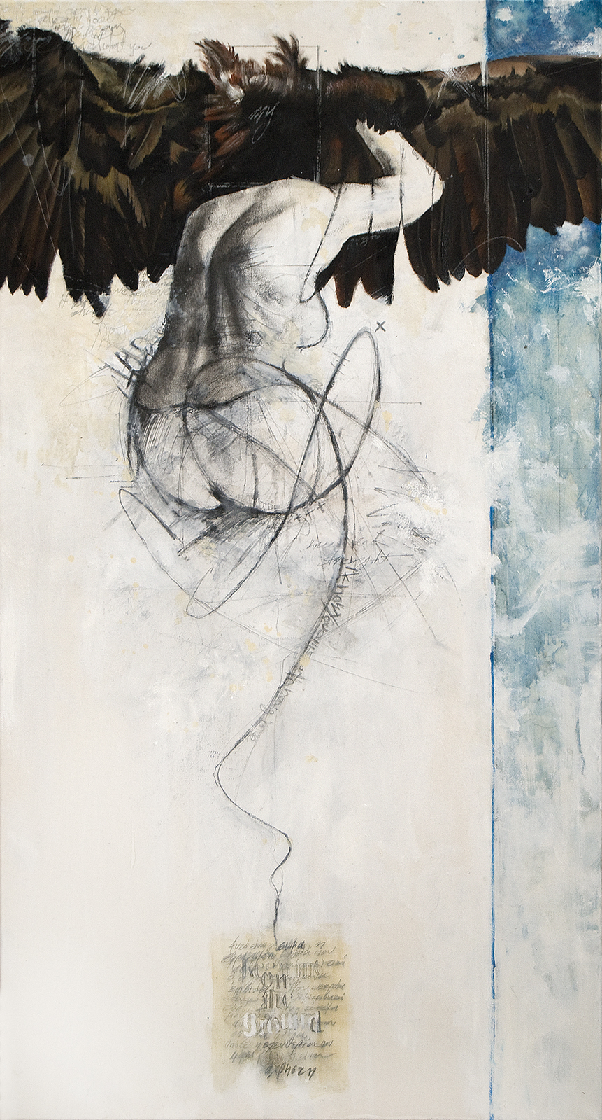 861x1600 Canvas Yorgos Papakarmezis - Charcoal Sketch On Canvas