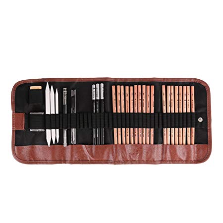 450x450 Drawing Sketching Pencil Set 18pcs Pen Charcoal Sketch Set With - Charcoal Sketch Set