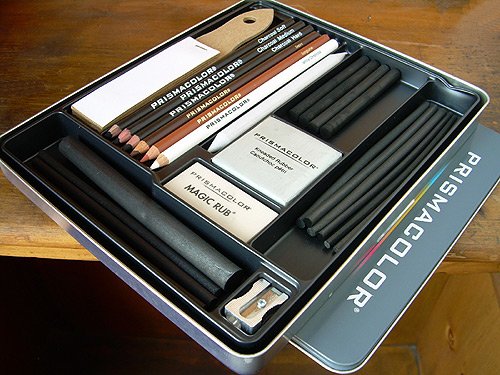 500x375 Prismacolor - Charcoal Sketch Set