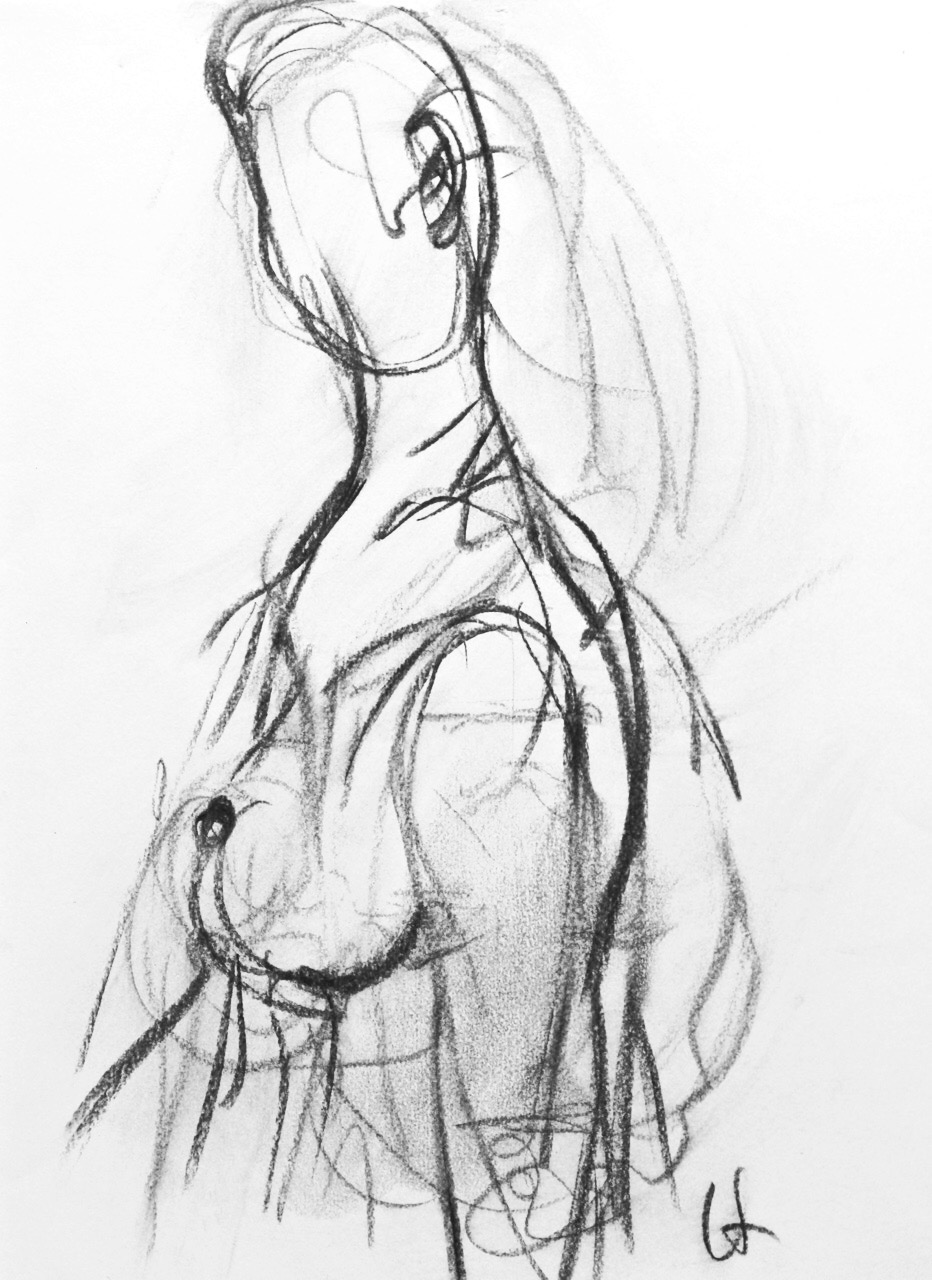 932x1280 Charcoal Sketches - Charcoal Sketches