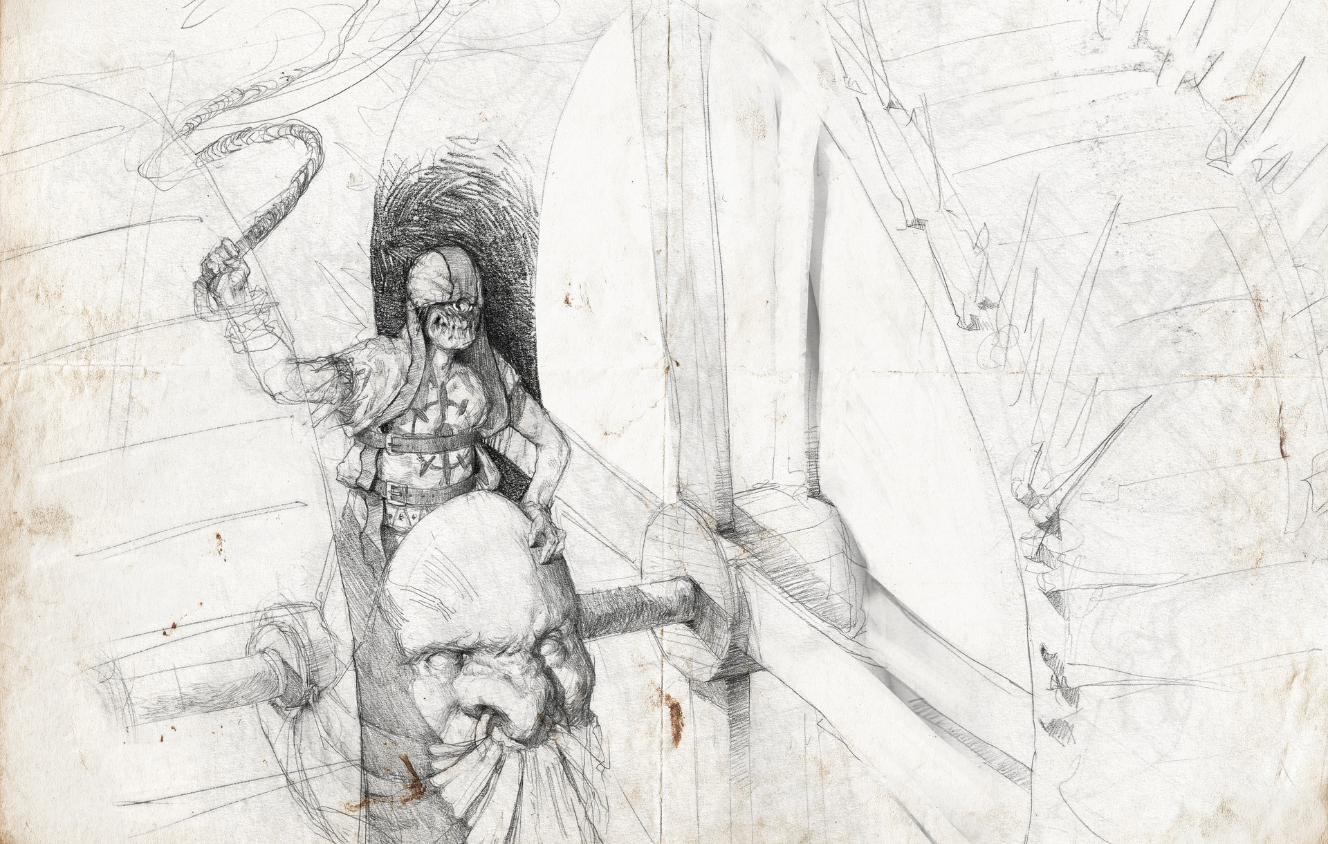 1920x1221 Toni Muntean - Chariot Sketch