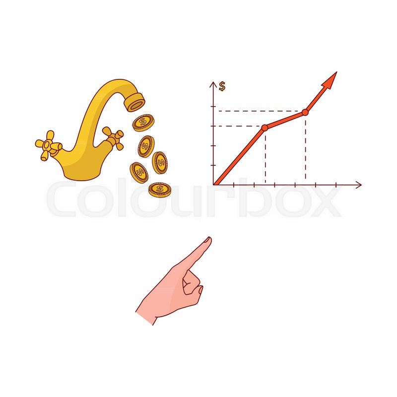 800x800 Vector Sketch Business Finance, Banking, Currency, Saving Charity - Charity Sketch