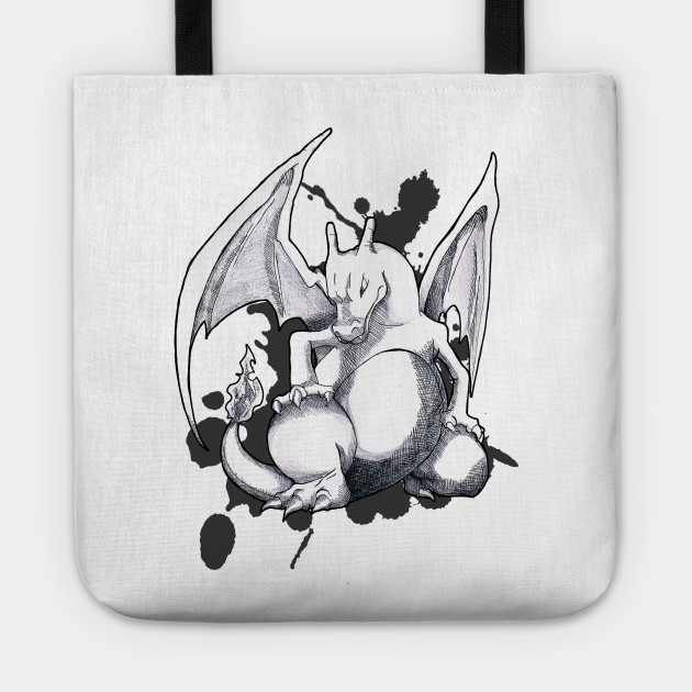 630x630 Pokemon - Charizard Sketch