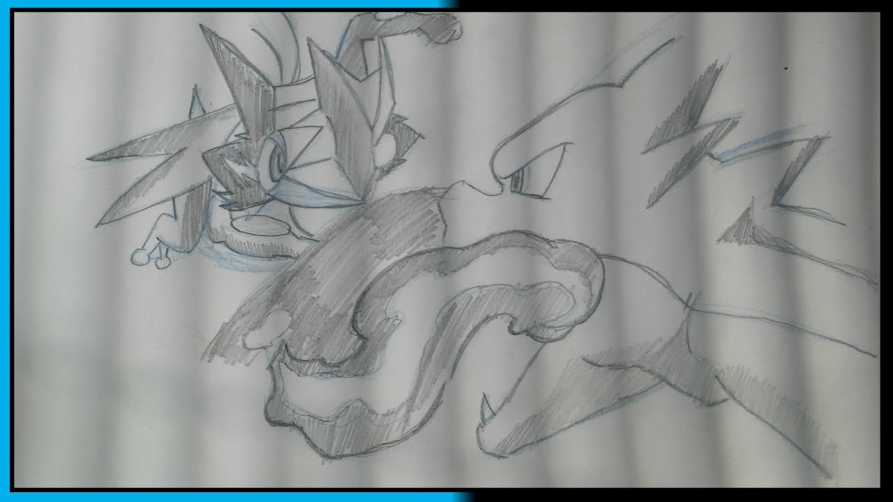 1280x720 Speed Drawing Ash Greninja Vs. Mega Charizard X! - Charizard Sketch