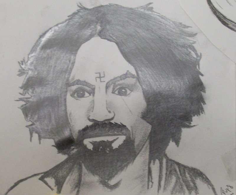 800x662 Charles Manson By Buggmod - Charles Manson Sketch