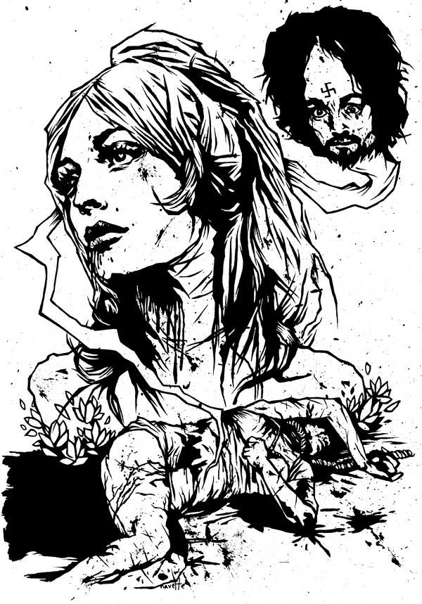 600x859 Manson Follower Susan Atkins Killer - Charles Manson Sketch