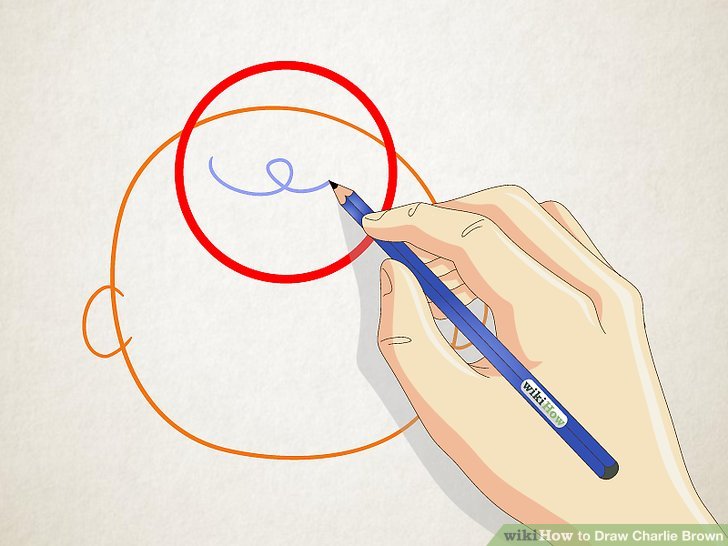 728x546 How To Draw Charlie Brown 7 Steps (With Pictures) - Charlie Brown Sketch