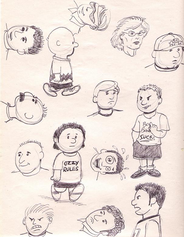605x778 Some Charlie Brown Sketches By Tombo914 - Charlie Brown Sketch