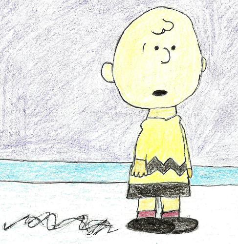 487x500 Charlie Brown Sketch By Fro On Newgrounds - Charlie Brown Sketch
