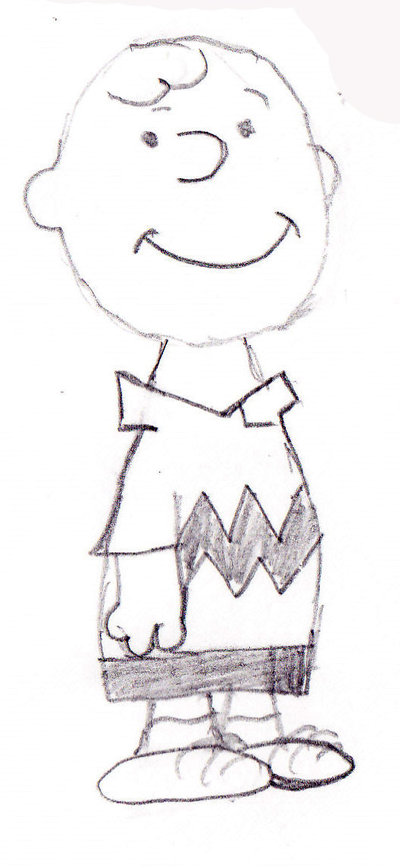 400x868 Charlie Brown Sketch By Deliverance91 - Charlie Brown Sketch
