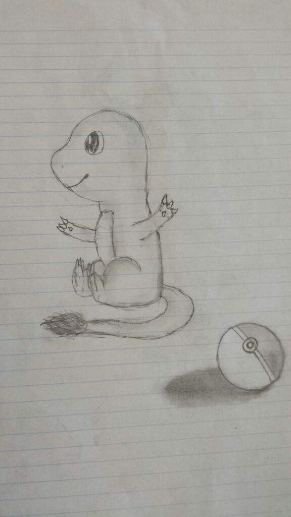 576x1024 Charmander Sketch Amino - Charmander Sketch