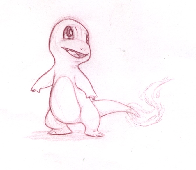 673x584 Results Of Boredom 004 Charmander - Charmander Sketch