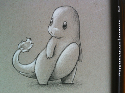 400x300 Charmander Sketch By Nick Slater - Charmander Sketch