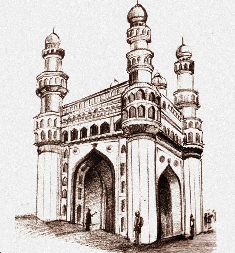 Charminar Sketch at Explore collection of