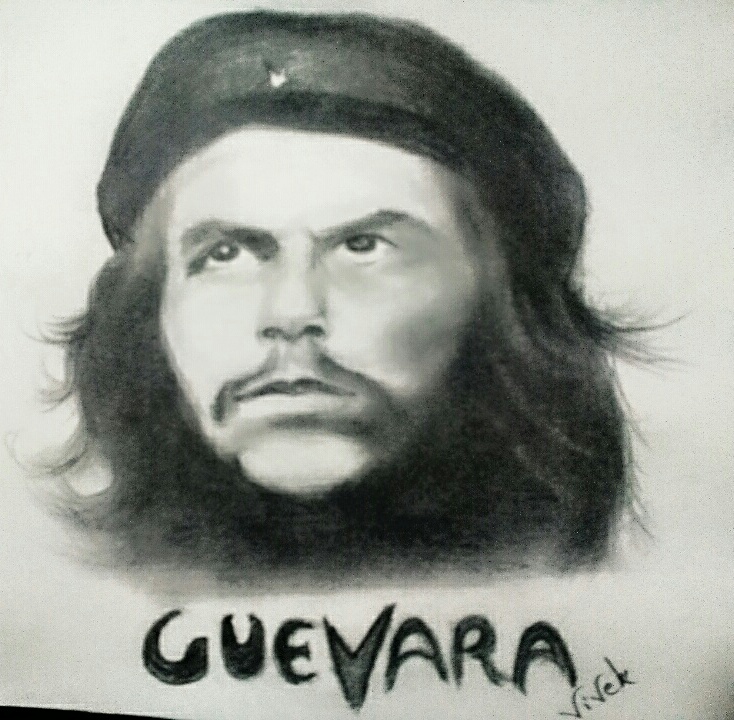 734x720 Sketches Che Guevara - Che Guevara Sketch