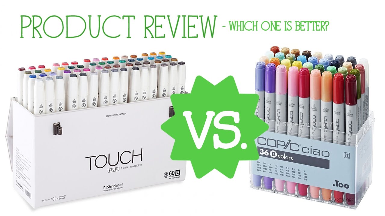 1280x720 Touch Vs. Copic (Brush Tip) - Cheap Sketch Markers
